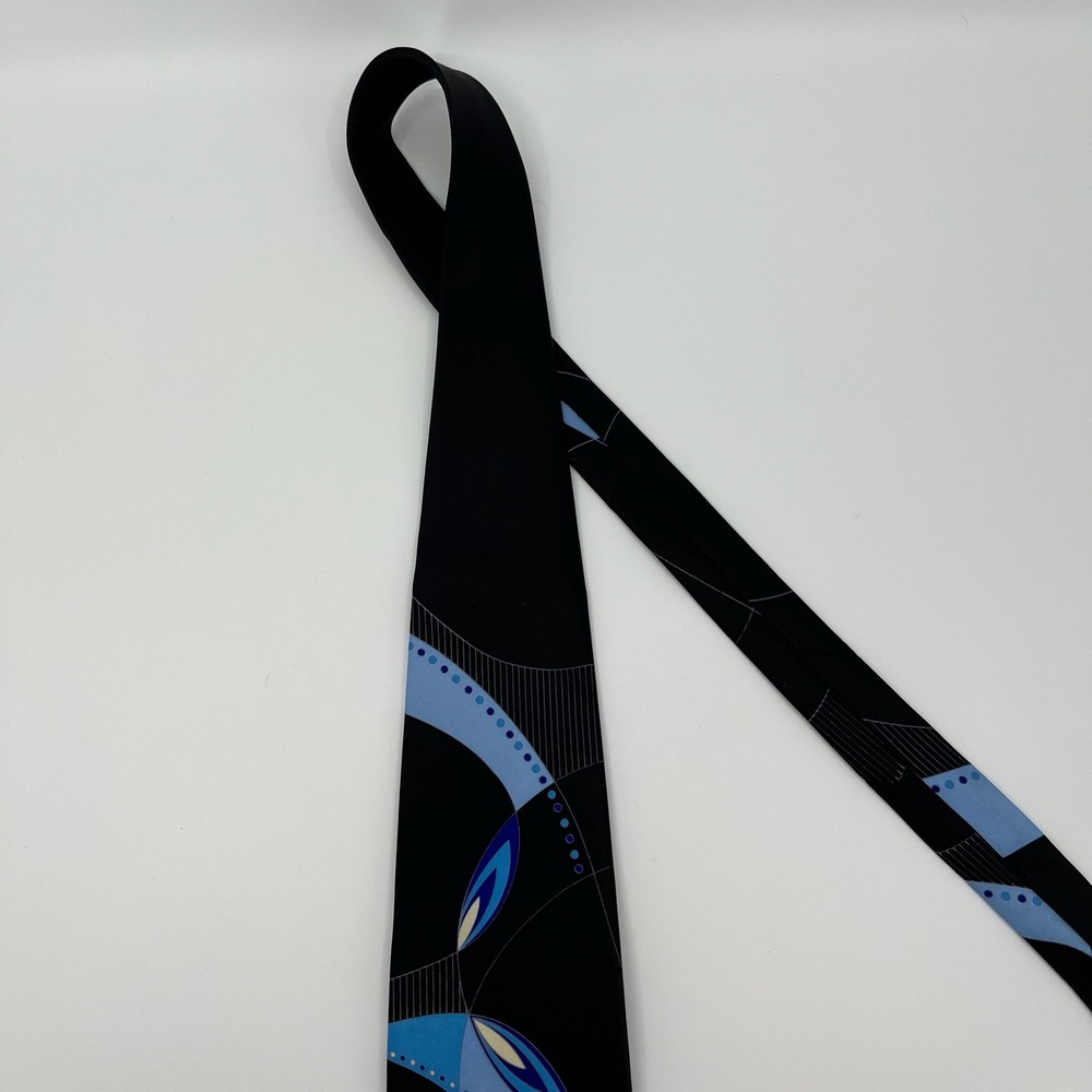 The DeSantis Collection Necktie Mens LOT of 4 Silk Ties Abstract Made in Italy - Picture 14 of 16